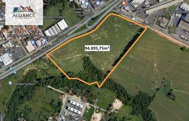 Imagem: O terreno possui 95.000m² de Área e está localizado em Chácara