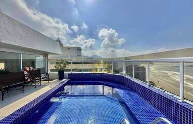 Imagem: O apartamento na cobertura possui 5 Dormitórios, 5 Banheiros