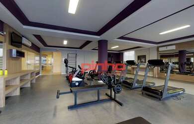 Imagem: O apartamento possui 2 Dormitórios, 1 Banheiro, 1 Vaga na garagem