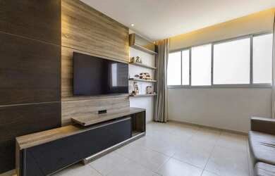 Imagem: O apartamento possui 2 Dormitórios, 2 Banheiros, 2 Vagas na