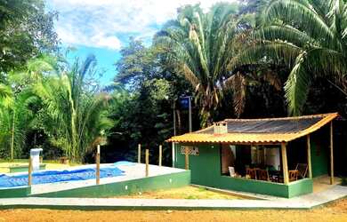 Imagem: A fazenda possui 200m² de Área e está localizado em GO à