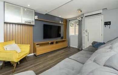 Imagem: A casa em condomínio possui 3 Dormitórios, 3 Banheiros, 3