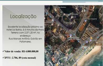 Imagem 1: TERRENO RESIDENCIAL em SALVADOR - BA, PATAMARES