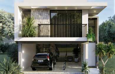 Imagem 2: Casa em fase de construção com 195m2 no condomínio Garden Club