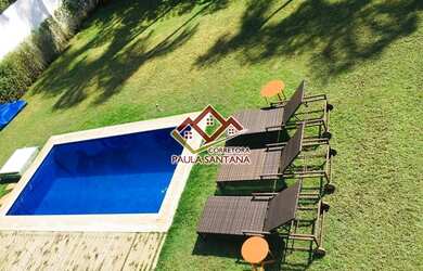 Imagem: A casa em condomínio possui 5 Dormitórios, 5 Banheiros, 3