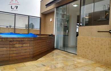 Imagem: O apartamento na cobertura possui 3 Dormitórios, 2 Banheiros