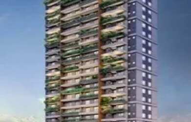 Imagem: O apartamento possui 1 Dormitório, 2 Banheiros, 1 Vaga na garagem