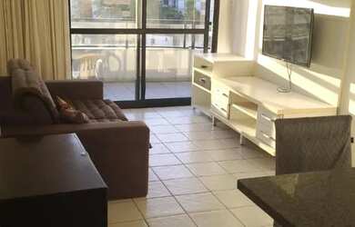 Imagem: O apartamento possui 1 Dormitório, 1 Banheiro, 1 Vaga na garagem