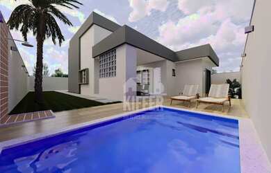 Imagem: A casa à venda possui 3 Dormitórios, 3 Banheiros, 2 Vagas