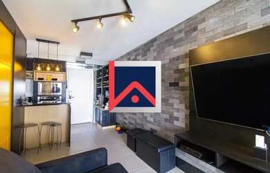 Imagem: O apartamento na cobertura possui 1 Dormitório, 1 Banheiro