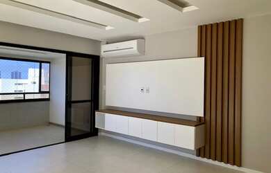 Imagem: O apartamento na cobertura possui 3 Dormitórios, 5 Banheiros