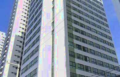 Imagem: O apartamento possui 1 Dormitório, 1 Banheiro, 1 Vaga na garagem