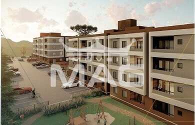 Imagem: O apartamento possui 2 Dormitórios, 1 Banheiro, 1 Vaga na garagem