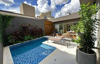 Imagem: A casa em condomínio possui 3 Dormitórios, 4 Banheiros, 4