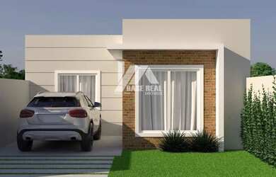 Imagem: A casa possui 3 Dormitórios, 2 Banheiros, 2 Vagas na garagem