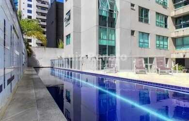 Imagem: O apartamento possui 1 Dormitório, 2 Banheiros, 1 Vaga na garagem