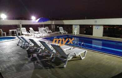 Imagem: O studio possui 1 Dormitório, 1 Banheiro, 1 Vaga na garagem