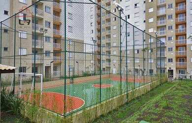 Imagem: O apartamento possui 2 Dormitórios, 1 Banheiro, 1 Vaga na garagem