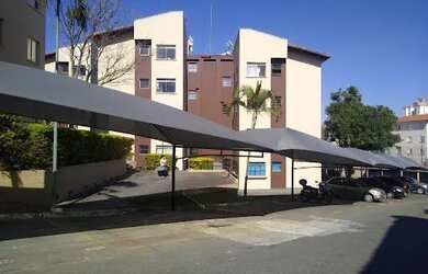 Imagem: O apartamento possui 2 Dormitórios, 1 Banheiro, 1 Vaga na garagem