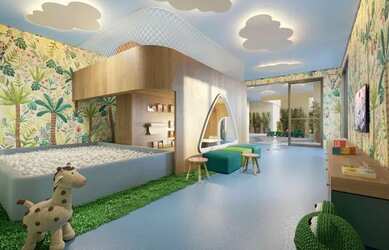 Imagem: O apartamento possui 3 Dormitórios, 2 Banheiros, 2 Vagas na