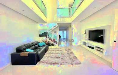 Imagem: A casa possui 4 Dormitórios, 4 Banheiros, 2 Vagas na garagem