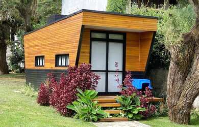 Imagem: A casa em condomínio possui 1 Dormitório, 1 Banheiro, 35m²