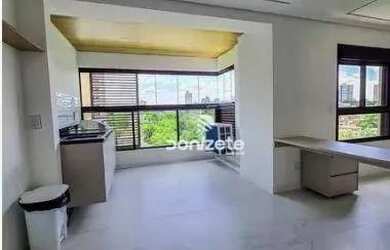 Imagem: O apartamento possui 1 Dormitório, 2 Banheiros, 1 Vaga na garagem