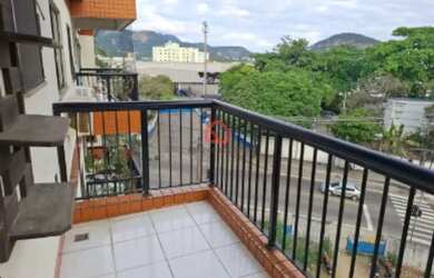 Imagem: O apartamento possui 1 Dormitório, 1 Banheiro, 1 Vaga na garagem