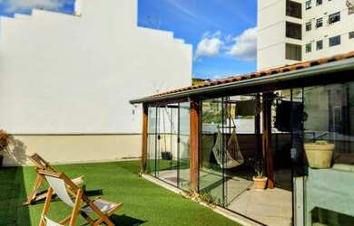 Imagem: O apartamento na cobertura possui 3 Dormitórios, 2 Banheiros