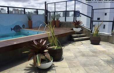 Imagem: O apartamento na cobertura possui 3 Dormitórios, 3 Banheiros