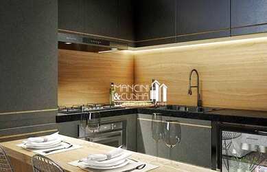 Imagem: O apartamento possui 1 Dormitório, 1 Banheiro, 33m² de Área