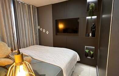 Imagem: O apartamento possui 2 Dormitórios, 2 Banheiros, 1 Vaga na