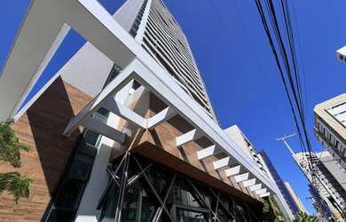 Imagem: O apartamento possui 1 Dormitório, 1 Banheiro, 1 Vaga na garagem