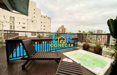 Imagem: O apartamento na cobertura possui 5 Dormitórios, 5 Banheiros