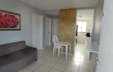 Imagem: O apartamento possui 2 Dormitórios, 1 Banheiro, 1 Vaga na garagem