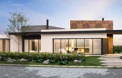 Imagem: A casa em condomínio possui 4 Dormitórios, 5 Banheiros, 5