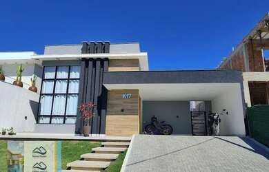 Imagem: A casa em condomínio possui 4 Dormitórios, 3 Banheiros, 3