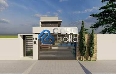 Imagem: A casa possui 3 Dormitórios, 3 Banheiros, 2 Vagas na garagem