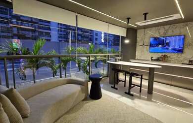 Imagem: O apartamento possui 2 Dormitórios, 2 Banheiros, 2 Vagas na