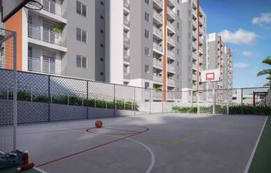 Imagem: O apartamento possui 2 Dormitórios, 1 Banheiro, 2 Vagas na