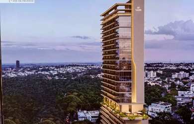 Imagem: O apartamento possui 1 Dormitório, 1 Banheiro, 1 Vaga na garagem