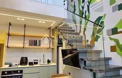 Imagem: O apartamento possui 1 Dormitório, 2 Banheiros, 42m² de Área