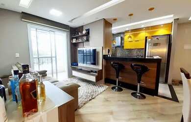 Imagem: O apartamento possui 2 Dormitórios, 2 Banheiros, 1 Vaga na