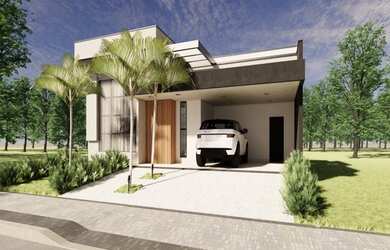 Imagem: A casa em condomínio possui 3 Dormitórios, 4 Banheiros, 4