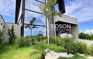 Imagem: A casa em condomínio possui 4 Dormitórios, 4 Banheiros, 4