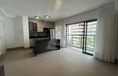 Imagem: O apartamento possui 1 Dormitório, 1 Banheiro, 1 Vaga na garagem