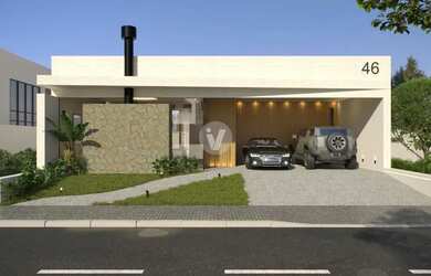 Imagem: A casa em condomínio possui 3 Dormitórios, 3 Banheiros, 2