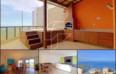 Imagem: O apartamento na cobertura possui 4 Dormitórios, 5 Banheiros