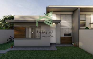 Imagem: A casa possui 3 Dormitórios, 2 Banheiros, 2 Vagas na garagem