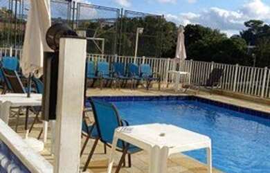 Imagem: O apartamento possui 2 Dormitórios, 1 Banheiro, 1 Vaga na garagem